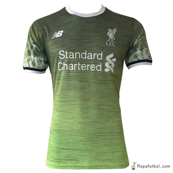 Camiseta Entrenamiento Liverpool 2017/18 Verde